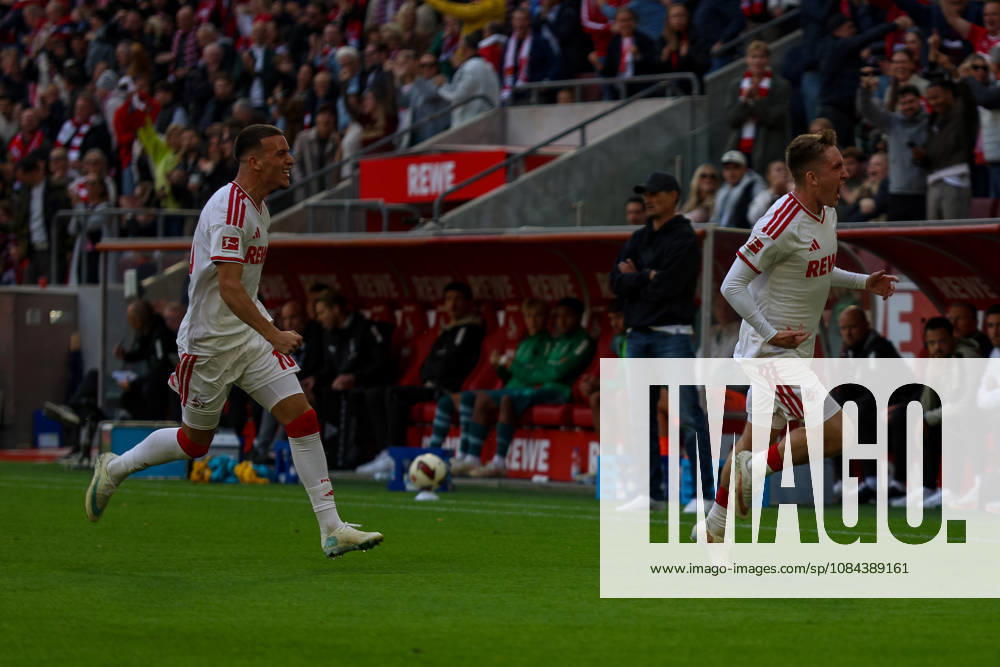 GER, Soccer, Men s, Bundesliga, 1. Bundesliga, 2026–2027 Season, 1. FC Köln vs. VfL Borussia Mönchengladbach, Ósak Johannesson (KOE), goal celebration—celebrating after scoring the 1–0 goal