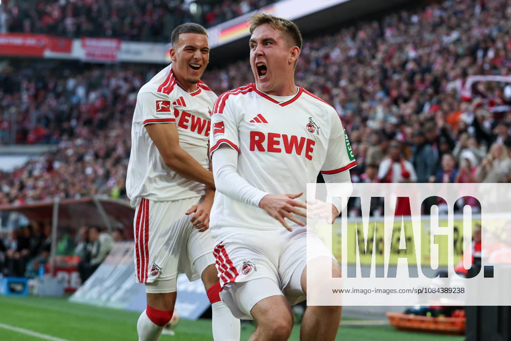 1 Bundesliga 26 27 1 FC Cologne vs. Borussia Mönchengladbach on October 11, 2026, at the RheinEnergieSTADION in Cologne Cheers, goal celebrations, Goal scorers, goal scorer Isak Johannesson of Cologne 8 celebrates after scoring the 1–0 goal MH