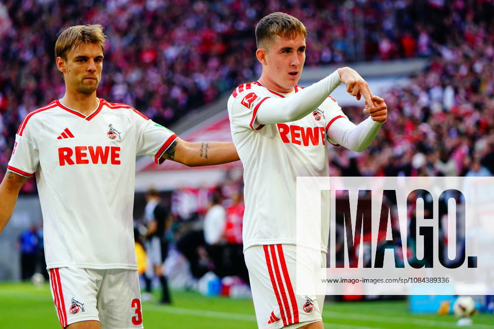 Cologne, Soccer, 2026–2027 Bundesliga Season, 1. FC Köln vs. Borussia Mönchengladbach, October 11, 2026, Rheinenergiestadion, Cologne, Isak Johannesson, 1. FC Köln, goal celebration, still image,