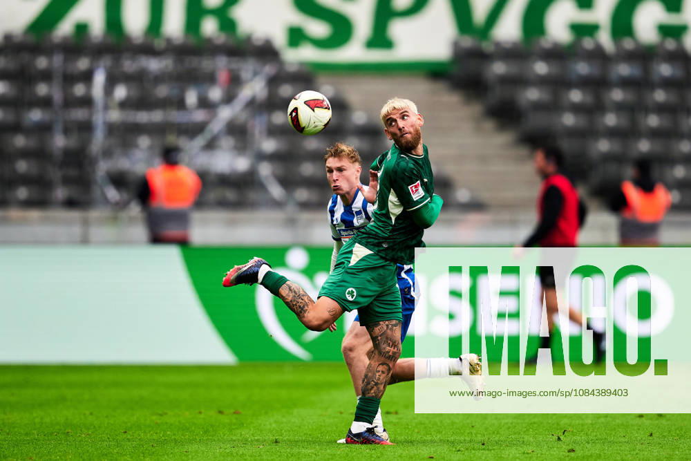 Ole Pohlmann Greuther Fürth, 10, GER, Hertha BSC vs. SPVGG Greuther Fürth, 2. Bundesliga, 2026–27 season, Matchday 7, October 11, 2026 DFL regulations prohibit any use of photographs as image sequences and or quasi-video GER, Hertha BSC vs. SPVGG Greuther Fürth, 2. Bundesliga, 2026–27 season, Matchday 7, October 11, 2026, Berlin
