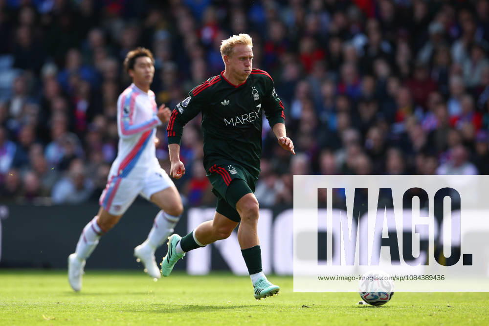 Premier League: Crystal Palace v Nottingham Forest LONDON, UK - 11th Oct 2026: Xaver Schlager of Nottingham Forest in action during the Premier League match between Crystal Palace FC and Nottingham Forest FC at Selhurst Park London Selhurst Park England United Kingdom