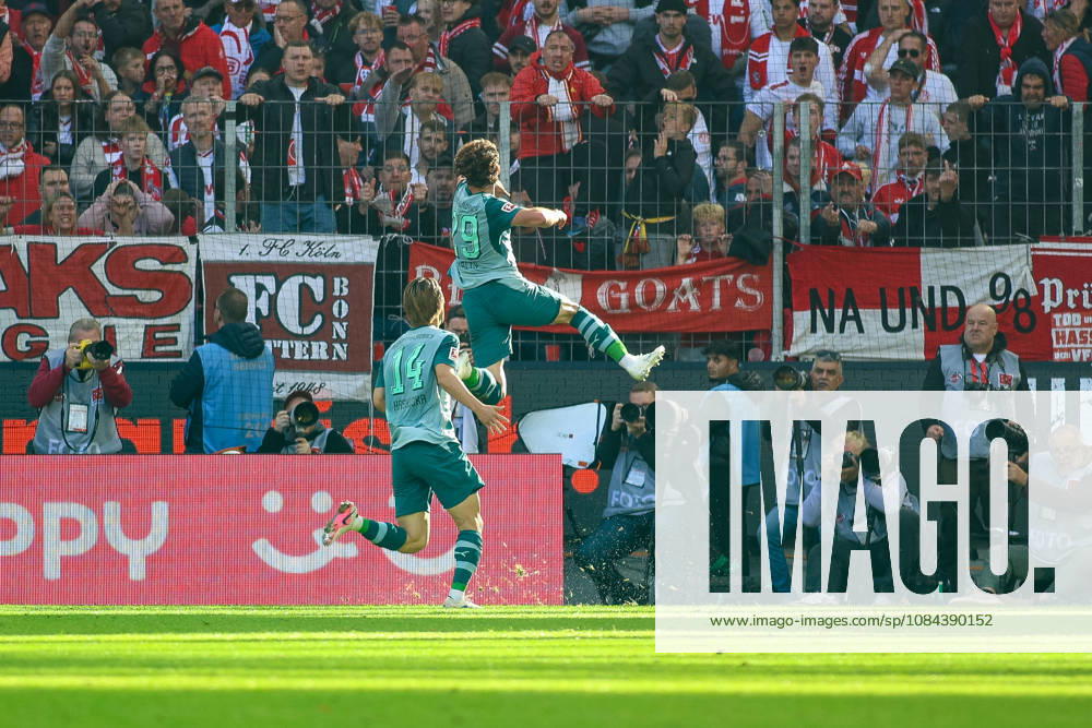 Germany, Soccer, Men s, Bundesliga, 1. Bundesliga, 2026–2027 Season, 1. FC Köln vs. VfL Borussia Mönchengladbach, Joe Scally (BMG) celebrates his goal, making the score 1–1