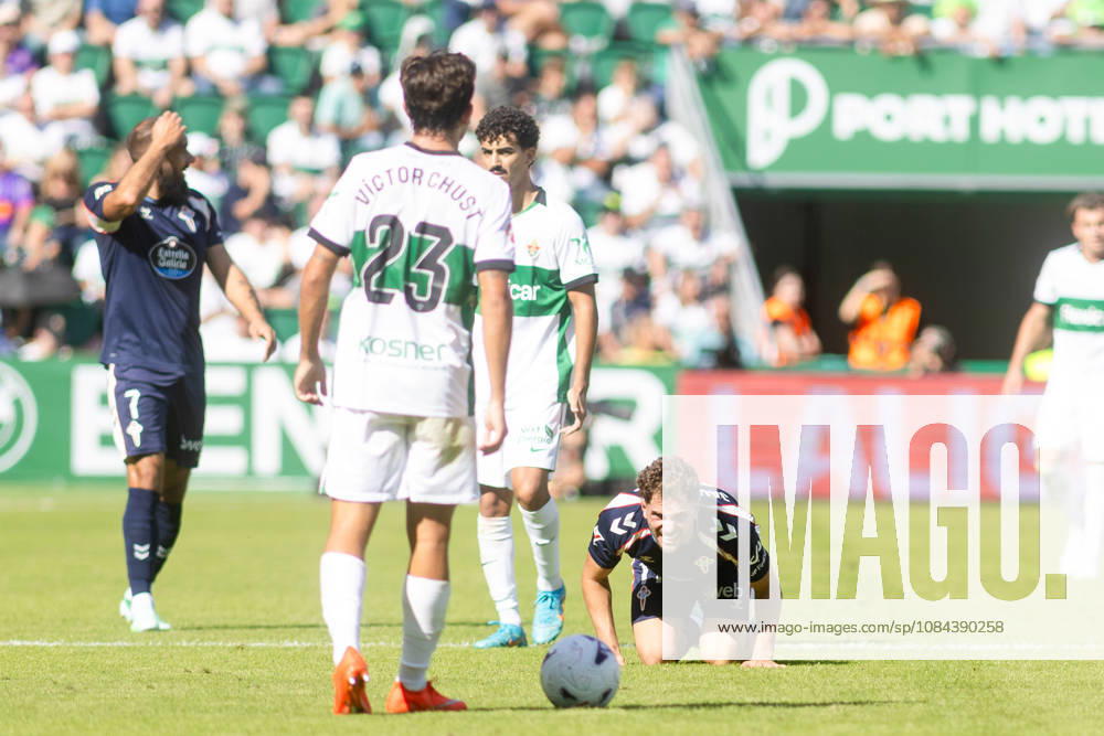 ESP LaLiga EA Sports Elche CF vs. Celta Vigo: Javi Rueda of Celta during the LaLiga EA Sports match between Elche CF and Celta Vigo, played at Martinez Valero Stadium in Elche on October 11, 2026, in Spain. Spanish Soccer