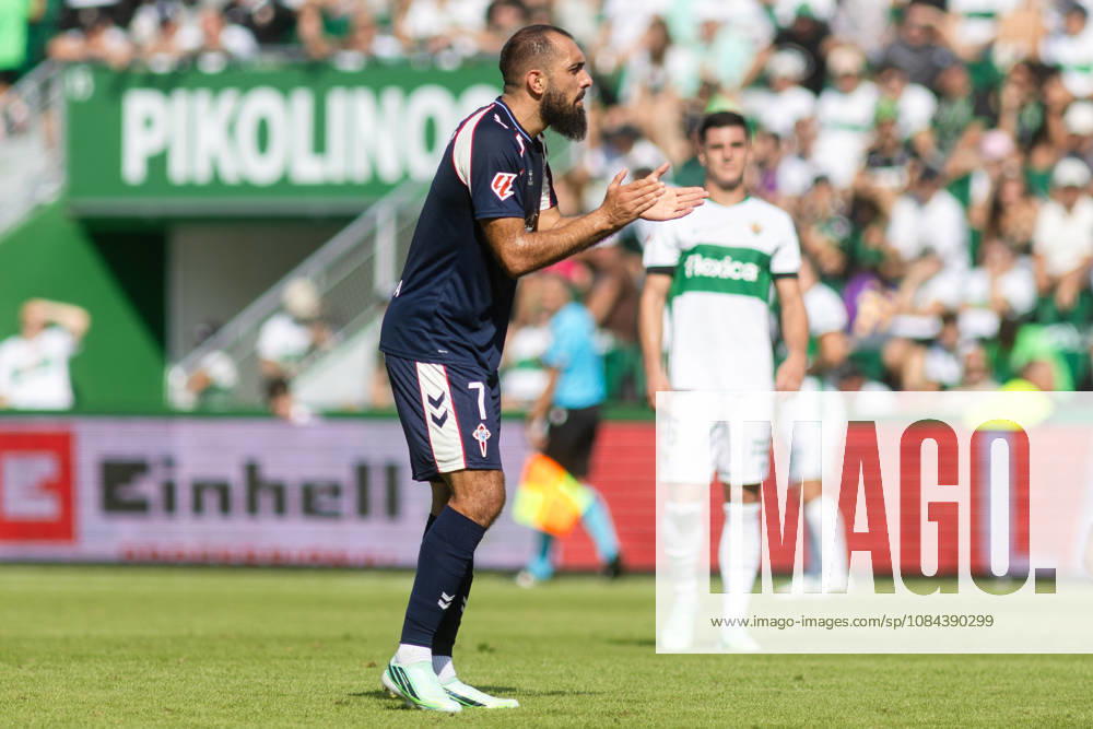 ESP LaLiga EA Sports Elche CF vs. Celta Vigo: Borja Iglesias of Celta during the LaLiga EA Sports match between Elche CF and Celta Vigo, played at Martinez Valero Stadium in Elche on October 11, 2026, in Spain. Spanish Soccer