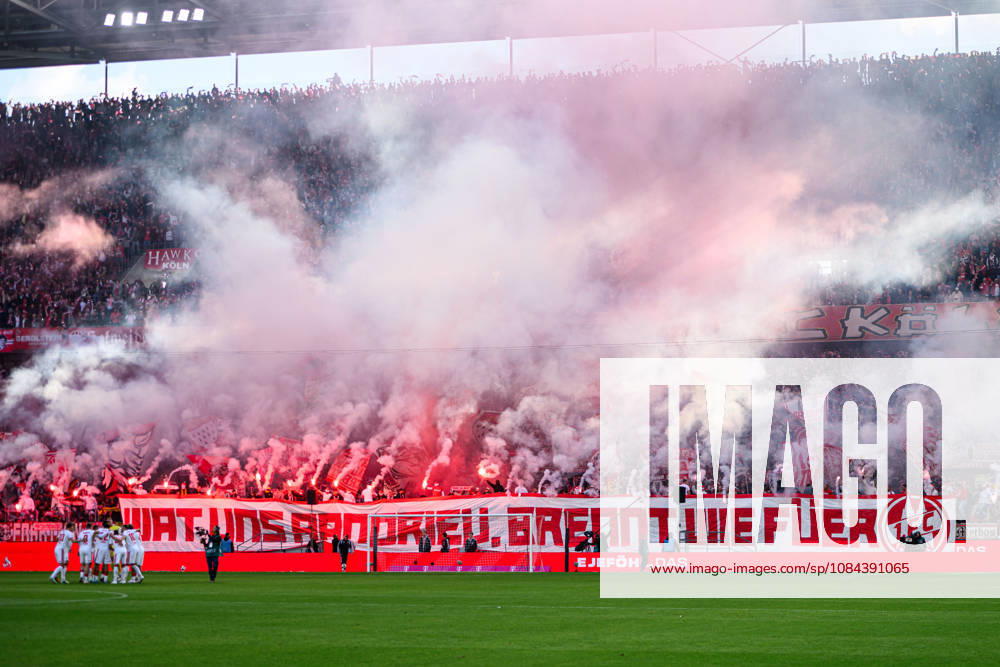COLOGNE, GERMANY - 11 OCTOBER, 2026: - The Bundesliga match 1. FC Koeln vs. Borussia Moenchengladbach at RheinEnergieSTADION.