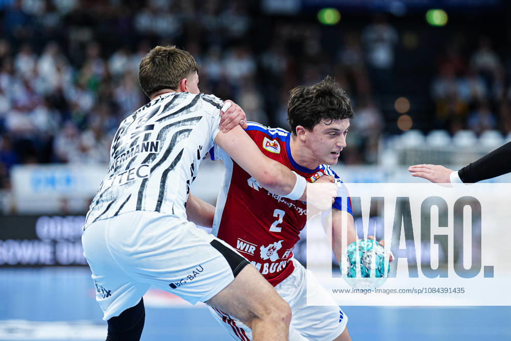 Rasmus Ankermann, THW Kiel, 22; Toma Gadza, Handball Club Hamburg, 02 GER; THW Kiel vs. Handball Club Hamburg, Handball, 1st Bundesliga, Matchday 8, 2026–2027 Season, October 11, 2026 GER, THW Kiel vs. Handball Club Hamburg, Handball, 1st Bundesliga, Matchday 8, 2026–2027 season, October 11, 2026 Kiel