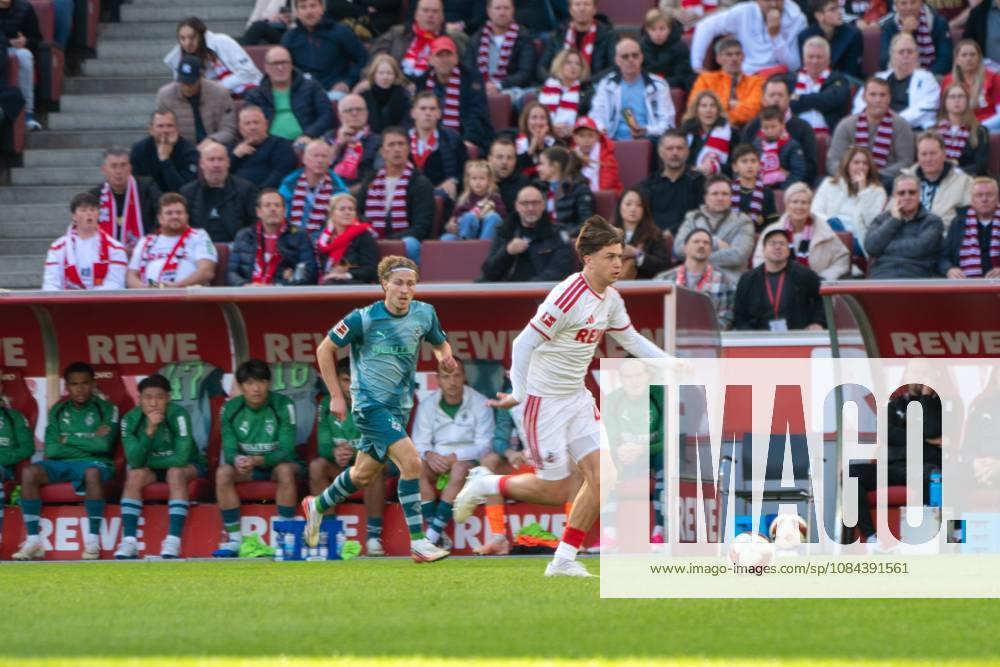 Mikey Moore, Midfielder, 1 FC Cologne 47 , , 1 FC Cologne vs. Borussia Mönchengladbach, Soccer, Bundesliga 1, Matchday 5, October 11, 2026. DFB and DFL regulations prohibit any use of photographs as image sequences and or quasi-video. Cologne, North Rhine-Westphalia, Germany
