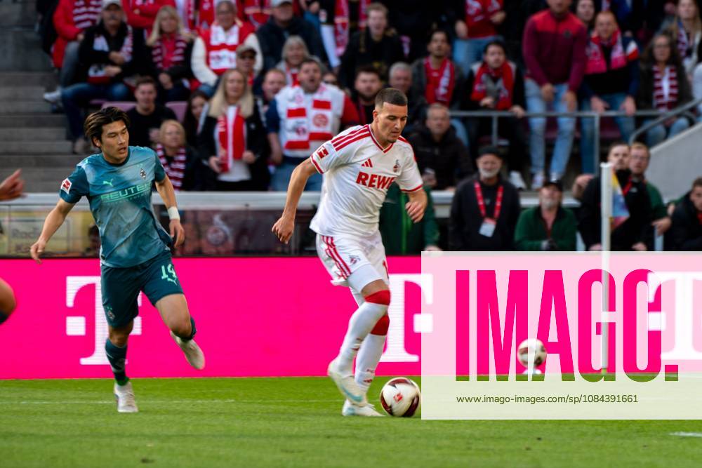 Said El Mala, Midfielder, 1. FC Köln 10, Daiki Hashioka, Defender, Borussia Mönchengladbach 14, 1. FC Köln vs. Borussia Mönchengladbach, Soccer, Bundesliga 1, Matchday 5, October 11, 2026. DFB and DFL regulations prohibit any use of photographs as image sequences and or quasi-video. Cologne, North Rhine-Westphalia, Germany
