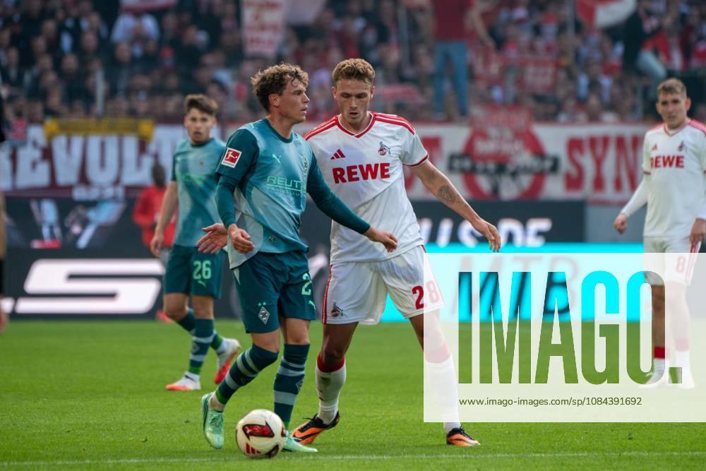 Sebastian Sebulonsen, Defender, 1. FC Köln 28 , , 1. FC Köln vs. Borussia Mönchengladbach, Soccer, 1. Bundesliga, Matchday 5, October 11, 2026. DFB and DFL regulations prohibit any use of photographs as image sequences and or quasi-video. Cologne, North Rhine-Westphalia, Germany