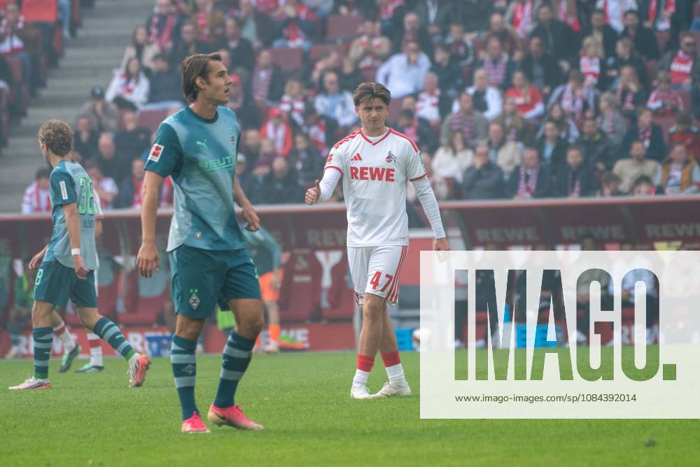 Mikey Moore, Midfielder, 1 FC Cologne 47 , , 1 FC Cologne vs. Borussia Mönchengladbach, Soccer, Bundesliga 1, Matchday 5, October 11, 2026. DFB and DFL regulations prohibit any use of photographs as image sequences and or quasi-video. Cologne, North Rhine-Westphalia, Germany