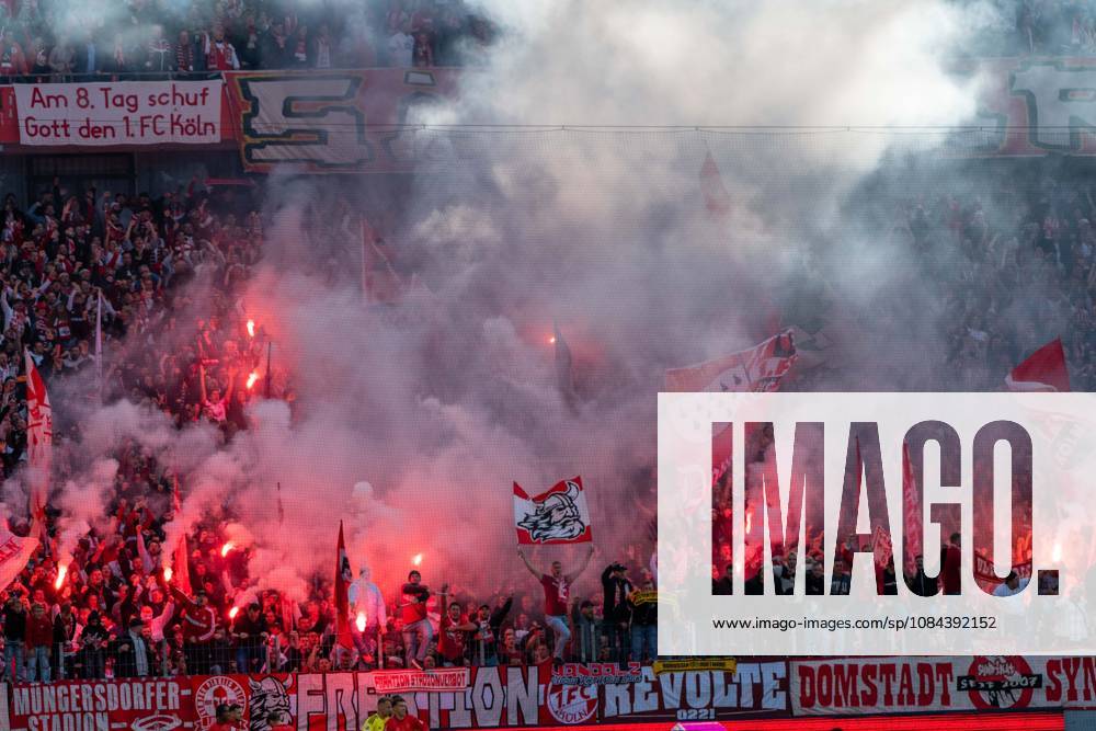 Celebrations after the 1-0 match between 1. FC Köln and Borussia Mönchengladbach, soccer, Bundesliga 1, Matchday 5, October 11, 2026. DFB and DFL regulations prohibit any use of photographs as image sequences and or quasi-video. Cologne, North Rhine-Westphalia, Germany