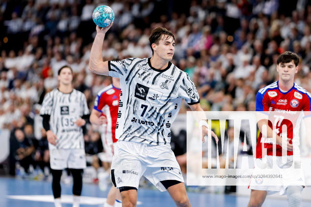 Kiel, October 11, 2026; Handball, 2026–27 Bundesliga 1, THW Kiel vs. Handball Club Hamburg; Julian Köster, THW Kiel, 7