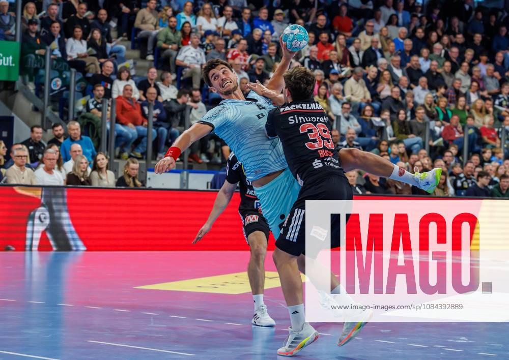 Handball 1st Bundesliga OPEL HBL 2026–2027 Season, Matchday 8: HC Erlangen (Nuremberg Metropolitan Region) vs. HCE MT Melsungen Women’s Team Nikolaj Enderleit 4, MT Melsungen Tobias Buck 39, HC Erlangen HCE