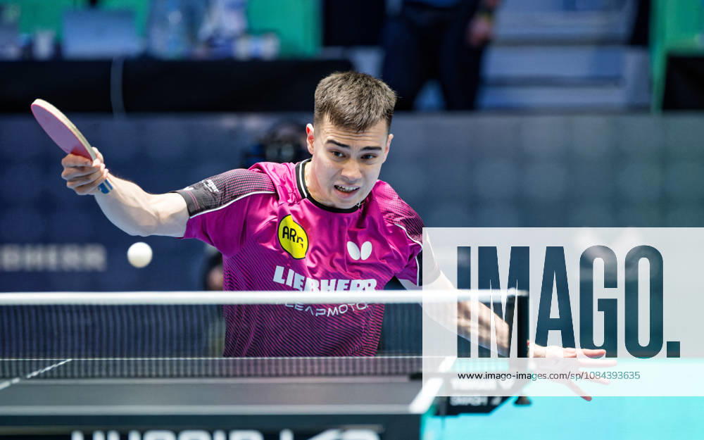 Kay Stumper Post of SV Muelhausen, Germany (photo ms1276) at the 2026 European Table Tennis Championships in Ljubljana LJUBLJANA, SLOVENIA, OCTOBER 11, 2026 Kay Stumper Post SV Muelhausen, Germany (photo ms1276) in action at the European Table Tennis Championships at Stozice Arena, Ljubljana, Slovenia. Photo by Manfred Schillings. Ljubljana, Stozice Arena, Slovenia