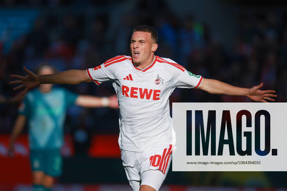 1 Bundesliga 26 27 1 FC Cologne vs. Borussia Mönchengladbach on October 11, 2026, at the RheinEnergieSTADION in Cologne Cheers, goal celebrations, Goal scorers, goal scorer Said El Mala Koeln 10 celebrates after scoring the goal that made it 2–1 MH
