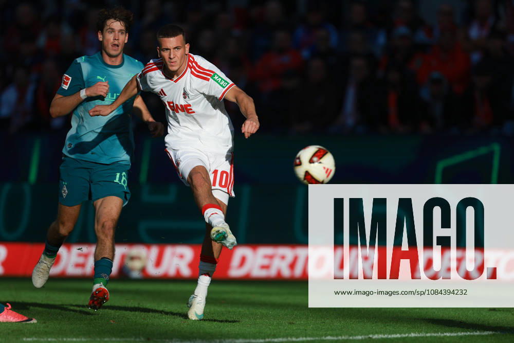 1 Bundesliga 26 27 1 FC Cologne vs. Borussia Mönchengladbach on October 11, 2026, at the RheinEnergieSTADION in Cologne; Said El Mala Koeln 10 scores the goal to make it 2–1 MH