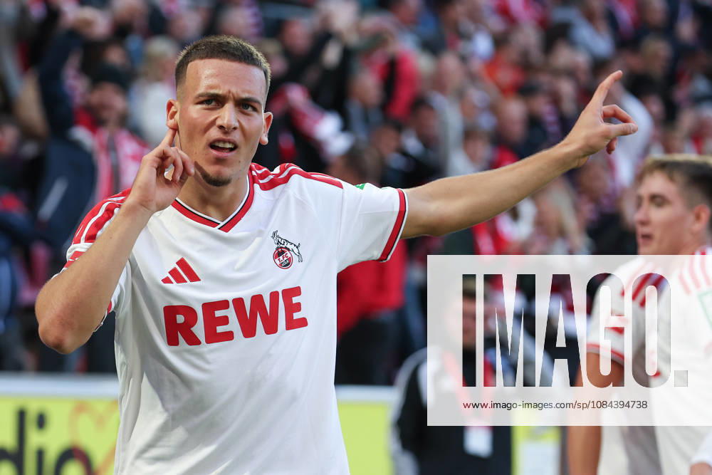 1 Bundesliga 26 27 1 FC Cologne vs. Borussia Mönchengladbach on October 11, 2026, at the RheinEnergieSTADION in Cologne Cheers, goal celebrations, Goal scorers, goal scorer Said El Mala; Cologne 10 celebrates after his goal to make it 2–1 MH