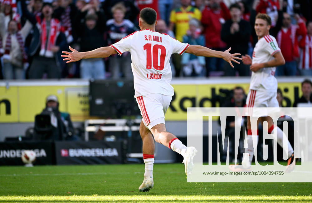 Cologne, Germany, Bundesliga 1, Matchday 5, Rhein Energie Stadium Cologne, 1. FC Köln vs. Borussia Mönchengladbach; Said El Mala celebrates after scoring; Celebration, Joy, Action