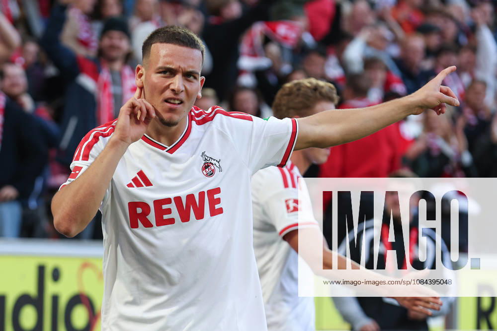 1 Bundesliga 26 27 1 FC Cologne vs. Borussia Mönchengladbach on October 11, 2026, at the RheinEnergieSTADION in Cologne Cheers, goal celebrations, Goal scorers, goal scorer Said El Mala Koeln 10 celebrates after scoring the goal that made it 2–1 MH