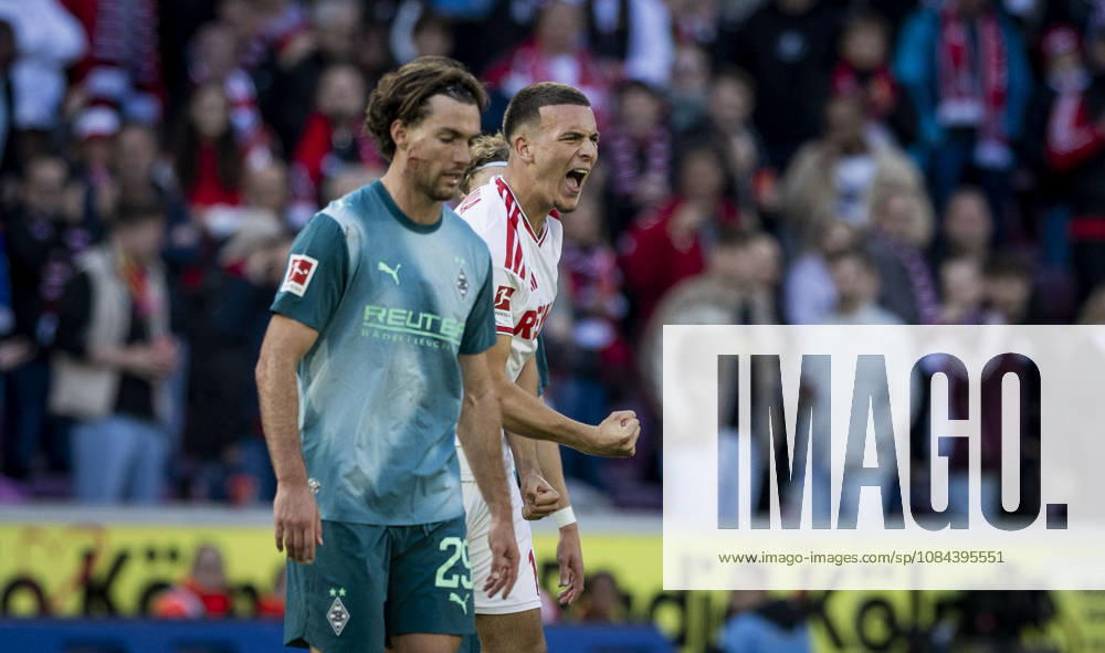Cologne, Germany, Oct. 11, 2026 Goal celebration: Said El Mala (Cologne), Joe Scally (BMG) 1 FC Cologne vs. Borussia Mönchengladbach