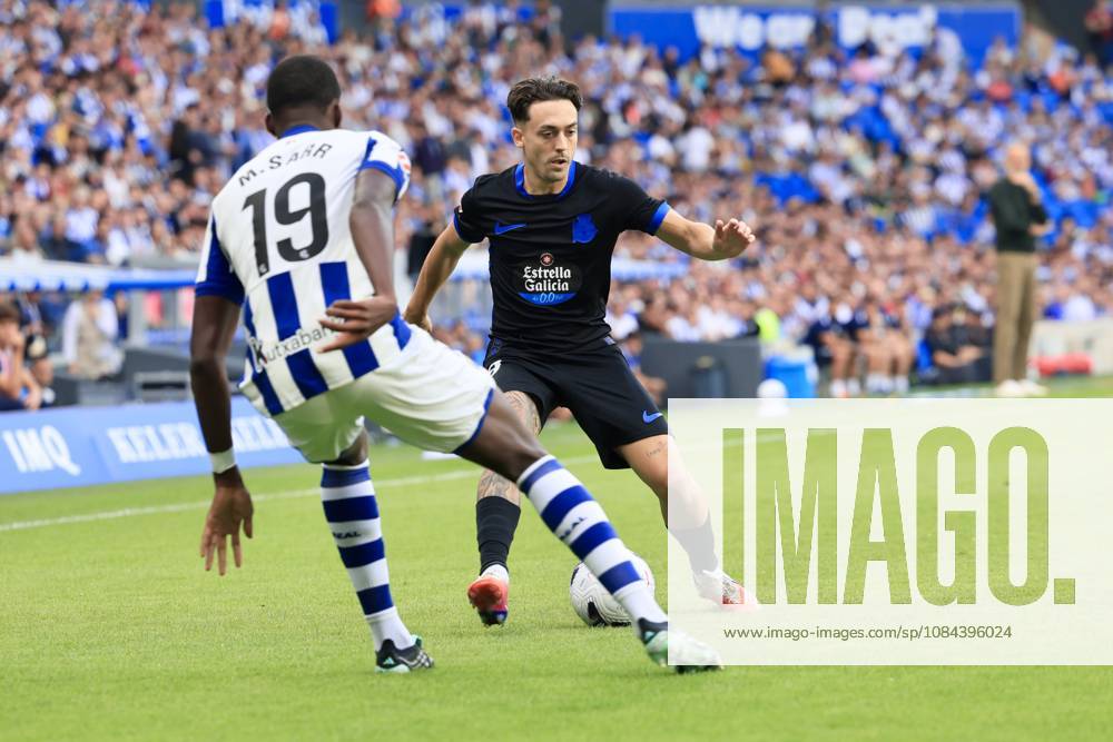 ESP LaLiga EA Sports Real Sociedad RC Deportivo La Coruna Luismi Cruz of RC Deportivo during the LaLiga EA Sports match between Real Sociedad and RC Deportivo played at Anoeta Stadium in Gipuzkoa on October 11, 2026, in Spain. Spanish Soccer