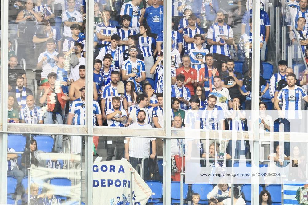 ESP LaLiga EA Sports Real Sociedad RC Deportivo La Coruna: Deportivo fans during the LaLiga EA Sports match between Real Sociedad RC and Deportivo, played at Anoeta Stadium in Gipuzkoa on October 11, 2026, in Spain. Spanish Soccer