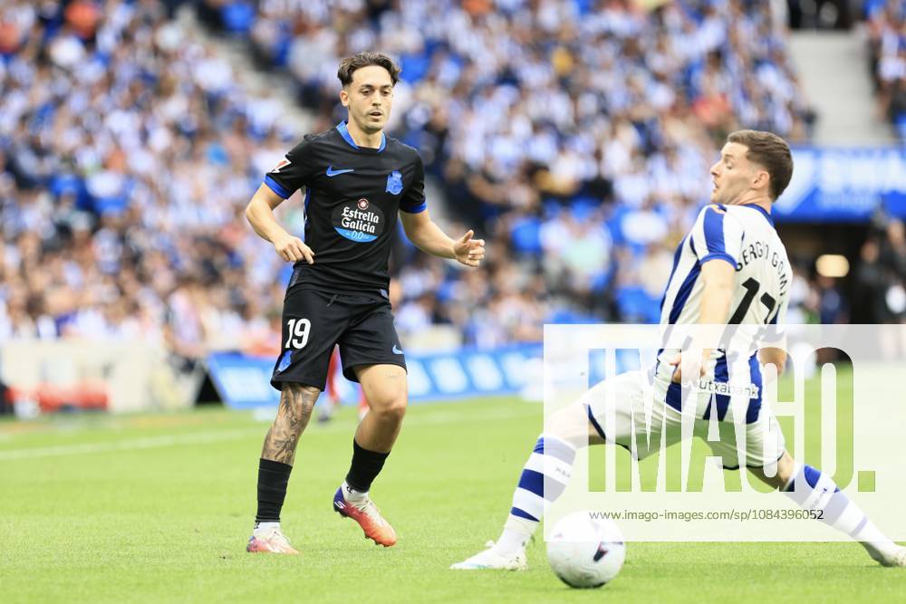 ESP LaLiga EA Sports Real Sociedad RC Deportivo La Coruna Luismi Cruz of RC Deportivo during the LaLiga EA Sports match between Real Sociedad and RC Deportivo played at Anoeta Stadium in Gipuzkoa on October 11, 2026, in Spain. Spanish Soccer