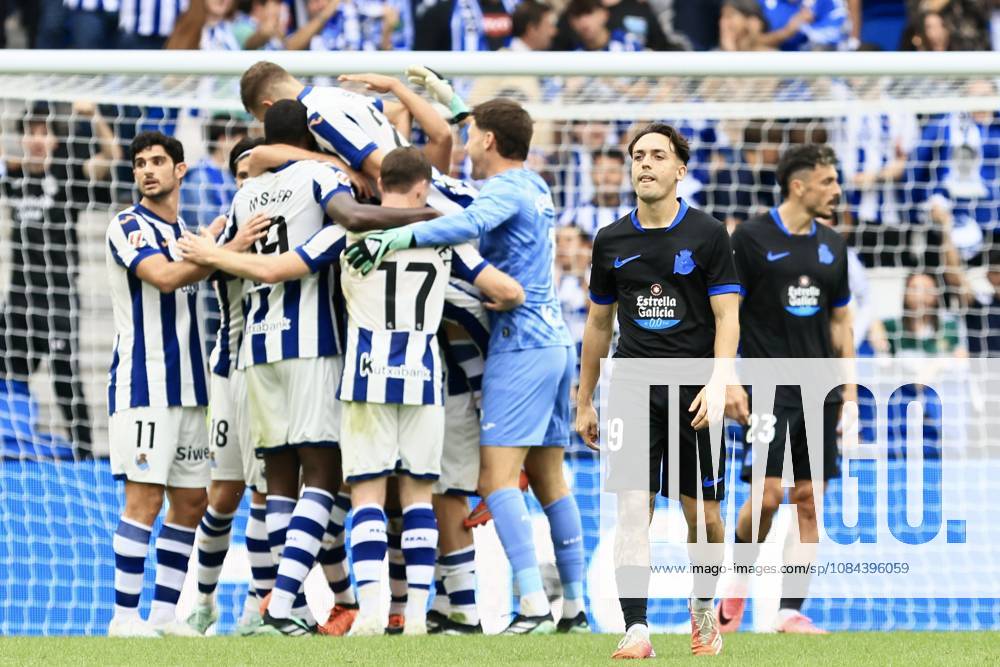ESP LaLiga EA Sports Real Sociedad RC Deportivo La Coruna Luismi Cruz of RC Deportivo during the LaLiga EA Sports match between Real Sociedad and RC Deportivo played at Anoeta Stadium in Gipuzkoa on October 11, 2026, in Spain. Spanish Soccer