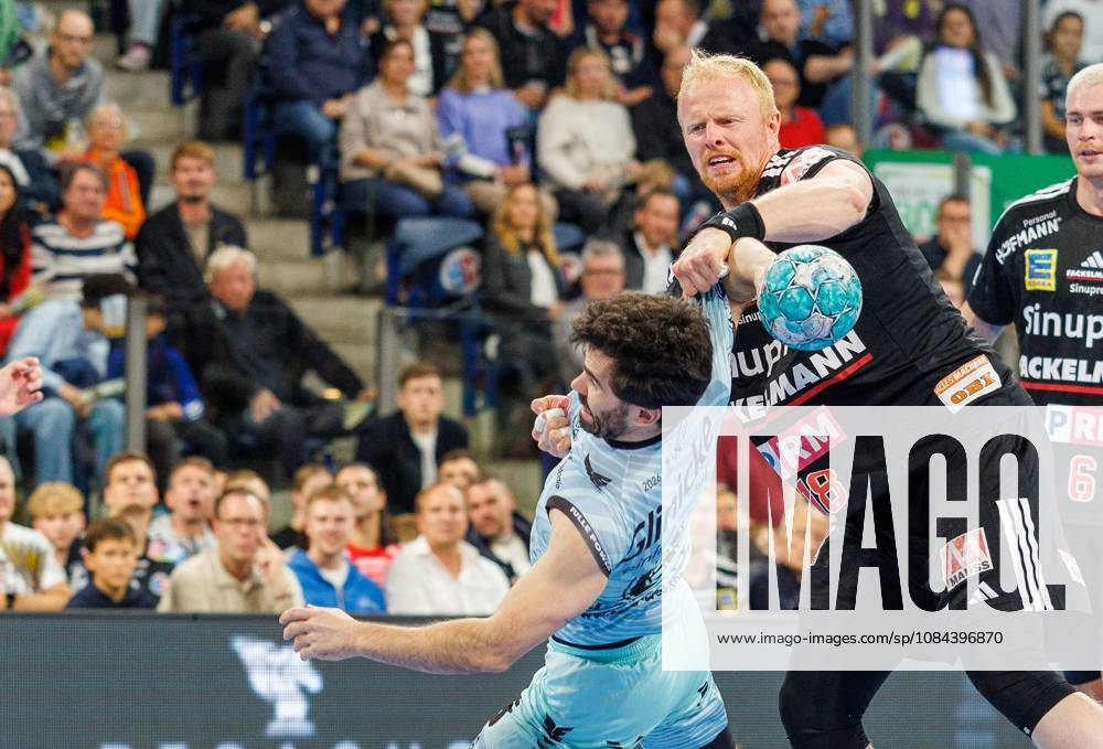 Handball 1st Bundesliga OPEL HBL 2026–2027 Season, Matchday 8: HC Erlangen (Nuremberg Metropolitan Region) vs. HCE MT Melsungen Women’s Team Erik Balenciaga Azcue 6, MT Melsungen Sebastian Firnhaber 18, HC Erlangen HCE