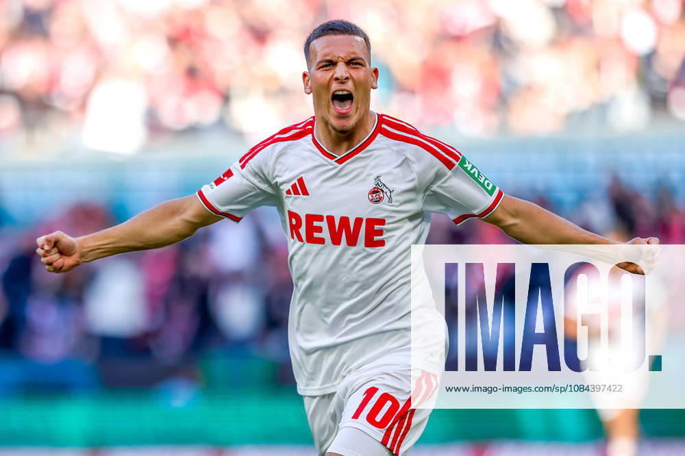 Soccer, Bundesliga, 1. FC Köln vs. Borussia Mönchengladbach, RheinEnergieSTADION, Matchday 5, 2026–2027 Season. Celebration after Said El Mala’s goal to make it 2–1. 1. FC Köln. 10. DFB regulations prohibit any use of photographs as image sequences and or quasi-video. Photo: WilkowskixPressefotoKochx. North Rhine-Westphalia, Germany