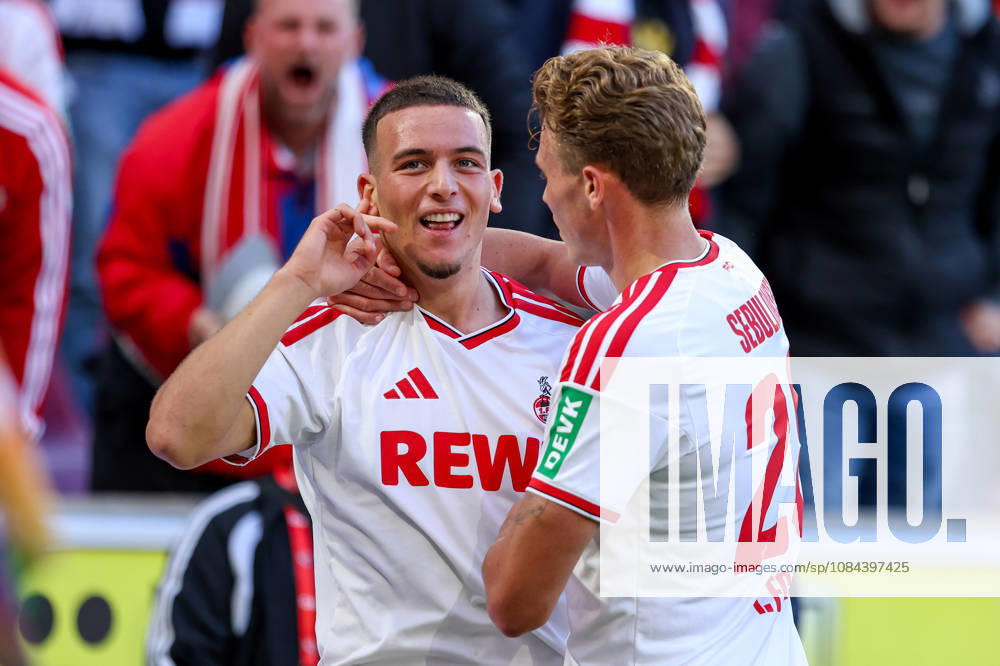 Soccer, Bundesliga, 1. FC Köln vs. Borussia Mönchengladbach, RheinEnergieSTADION, Matchday 5, 2026–2027 Season. Celebration after Said El Mala’s goal to make it 2–1. 1. FC Köln. 10. DFB regulations prohibit any use of photographs as image sequences and or quasi-video. Photo: WilkowskixPressefotoKochx. North Rhine-Westphalia, Germany