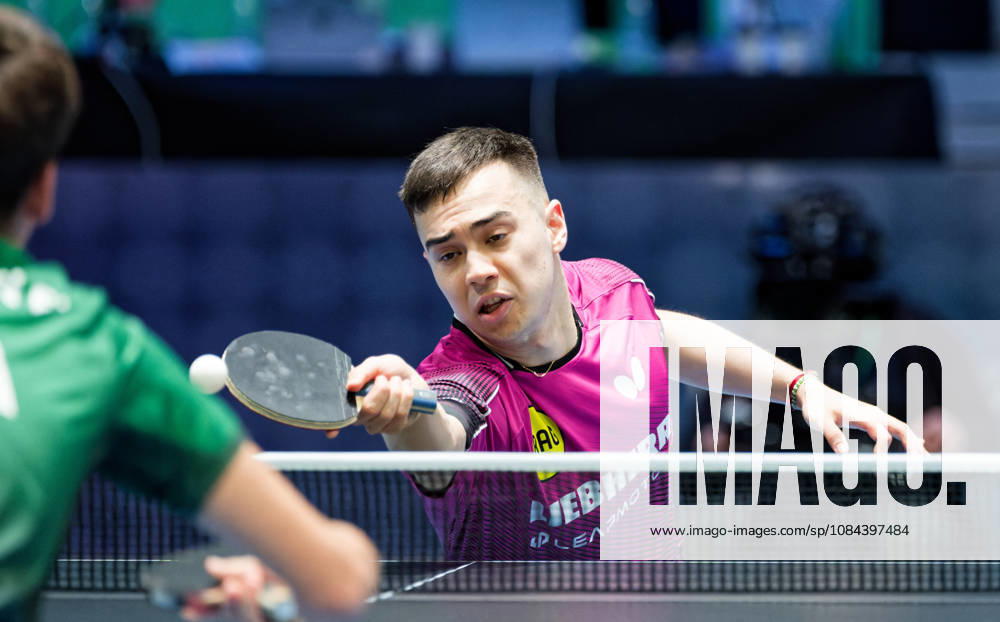 Kay Stumper of SV Muelhausen, Germany (photo ms1293b) at the 2026 European Table Tennis Championships in Ljubljana LJUBLJANA, SLOVENIA, OCTOBER 11, 2026 Kay Stumper Post SV Muelhausen, Germany (photo ms1293b) in action at the European Table Tennis Championships at Stozice Arena, Ljubljana, Slovenia. Photo by Manfred Schillings. Ljubljana, Stozice Arena, Slovenia