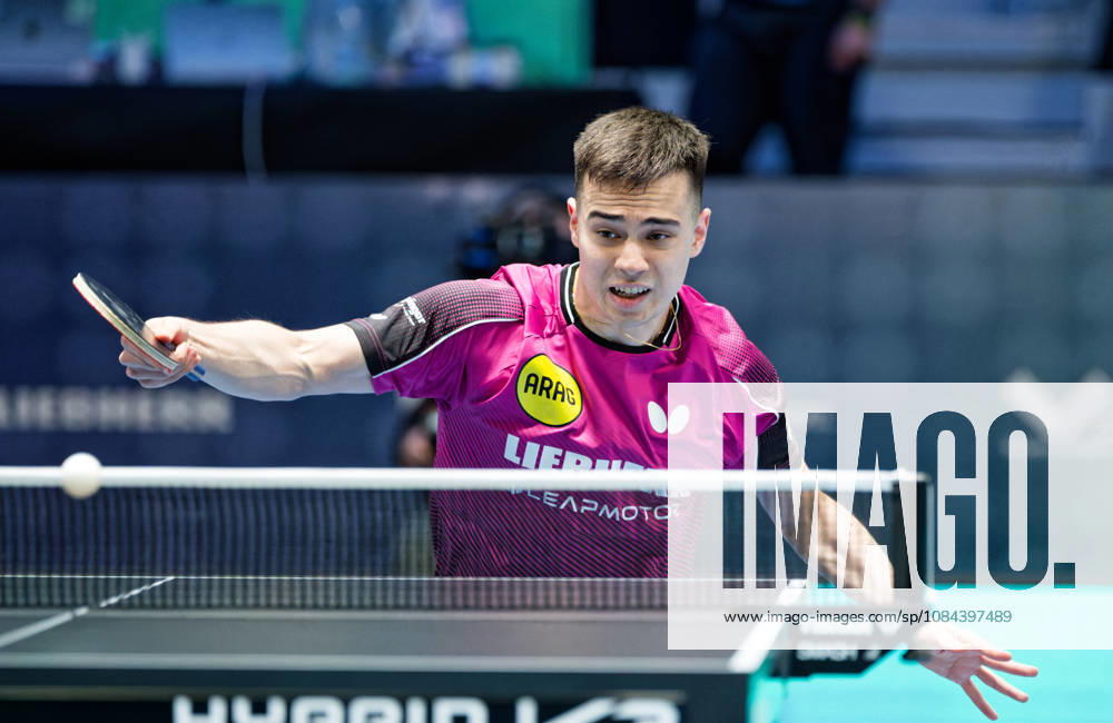 Kay Stumper of SV Muelhausen, Germany (photo ms1294b) at the 2026 European Table Tennis Championships in Ljubljana LJUBLJANA, SLOVENIA, OCTOBER 11, 2026 Kay Stumper Post SV Muelhausen, Germany (photo ms1294b) in action at the European Table Tennis Championships at Stozice Arena, Ljubljana, Slovenia. Photo by Manfred Schillings. Ljubljana, Stozice Arena, Slovenia