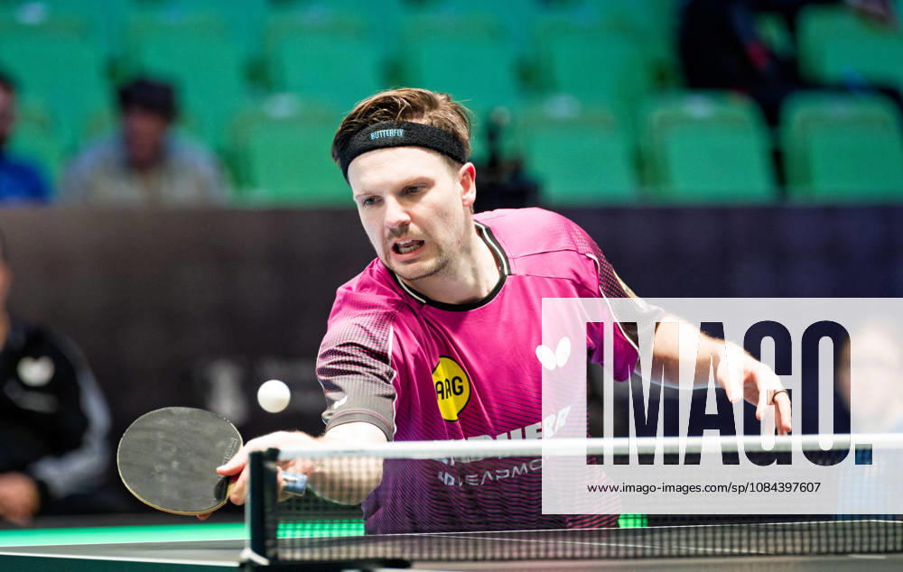 Ricardo Walther ASC Gruenwettersbach, Germany (photo ms1224b) at the 2026 European Table Tennis Championships in Ljubljana LJUBLJANA, SLOVENIA, OCTOBER 11, 2026 Ricardo Walther of ASC Gruenwettersbach, Germany (photo ms1224b) in action at the European Table Tennis Championships at Stozice Arena in Ljubljana, Slovenia. Photo by Manfred Schillings. Ljubljana, Stozice Arena, Slovenia