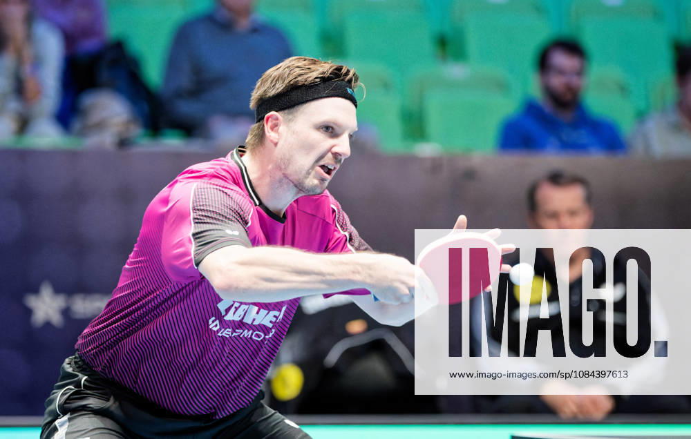 Ricardo Walther ASC Gruenwettersbach, Germany (photo ms1228b) at the 2026 European Table Tennis Championships in Ljubljana LJUBLJANA, SLOVENIA, OCTOBER 11, 2026 Ricardo Walther of ASC Gruenwettersbach, Germany (photo ms1228b) in action at the European Table Tennis Championships at Stozice Arena in Ljubljana, Slovenia. Photo by Manfred Schillings. Ljubljana, Stozice Arena, Slovenia
