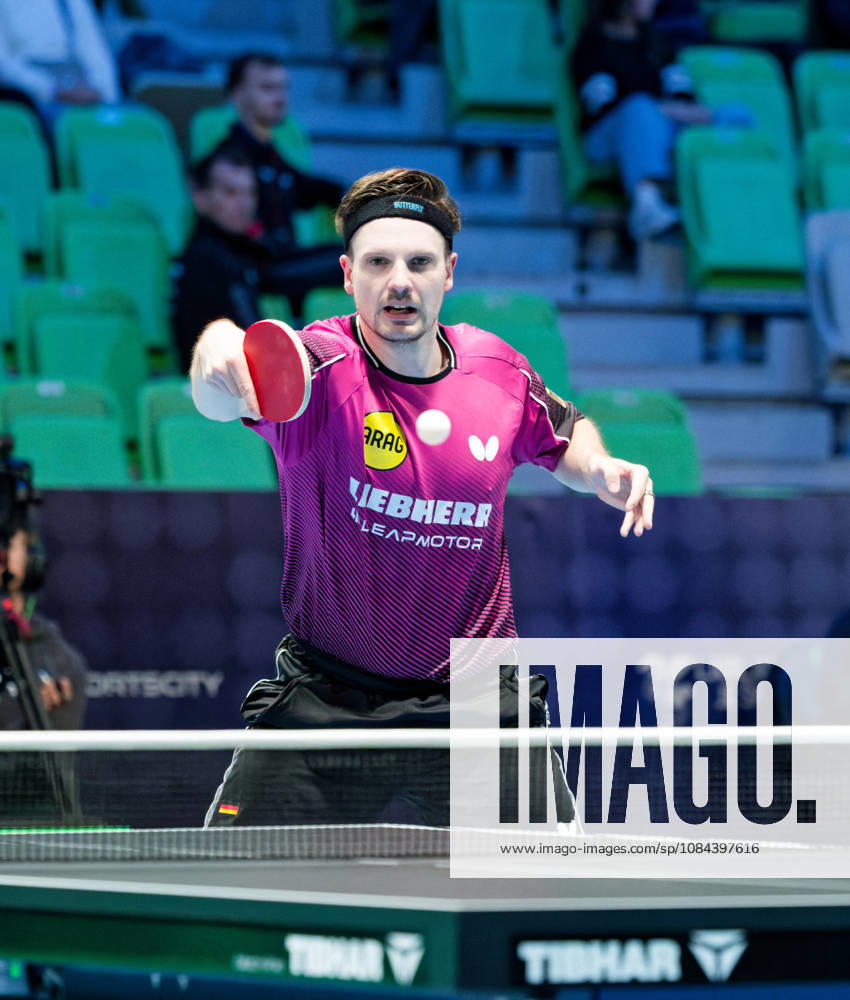 Ricardo Walther ASC Gruenwettersbach, Germany (photo ms1232b) at the 2026 European Table Tennis Championships in Ljubljana LJUBLJANA, SLOVENIA, OCTOBER 11, 2026 Ricardo Walther of ASC Gruenwettersbach, Germany (photo ms1232b) in action at the European Table Tennis Championships at Stozice Arena in Ljubljana, Slovenia. Photo by Manfred Schillings. Ljubljana, Stozice Arena, Slovenia