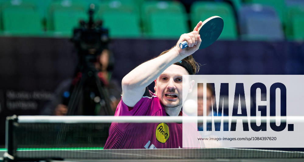 Ricardo Walther ASC Gruenwettersbach, Germany (photo ms1234b) at the 2026 European Table Tennis Championships in Ljubljana LJUBLJANA, SLOVENIA, OCTOBER 11, 2026 Ricardo Walther ASC Gruenwettersbach, Germany (photo ms1234b) in action at the European Table Tennis Championships at Stozice Arena, Ljubljana, Slovenia. Photo by Manfred Schillings. Ljubljana, Stozice Arena, Slovenia