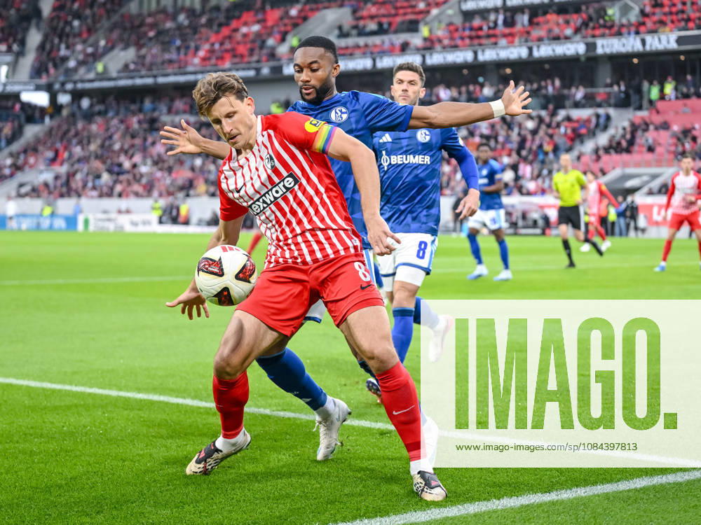 Maximilian Eggestein of SC Freiburg and Moussa Sylla of FC Schalke 04 battle for the ball during the Bundesliga match between SC Freiburg and FC Schalke 04 at Europa-Park Stadium on October 11, 2026, in Freiburg im Breisgau, Germany Photo by Harry Langer DeFodi Images Maximilian Eggestein of SC Freiburg and Moussa Sylla of FC Schalke 04 battle for the ball during the Bundesliga match between Sport Club Freiburg and FC Schalke 04 at Europa Park Stadion on October 11, 2026, in Freiburg im Breisgau, Germany. Photo by Harry Langer, DeFodi Images. DFB and DFL regulations prohibit any use of photographs as image sequences and or quasi-video. Photo by Harry Langer, DeFodi Images. DFB and DFL regulations prohibit any use of photographs as imSEQUENCES AND OR QUASI-VIDEO