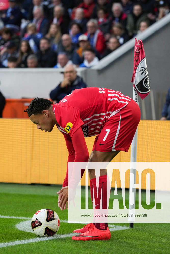 1 Bundesliga: SC Freiburg vs. FC Schalke 04, October 11, 2026, Derry Scherhant, SC Freiburg; 7 1 Bundesliga: SC Freiburg vs. FC Schalke 04, Europa-Park Stadium, October 11, 2026 DFB and DFL regulations prohibit any use of photographs as image sequences and or quasi-video.