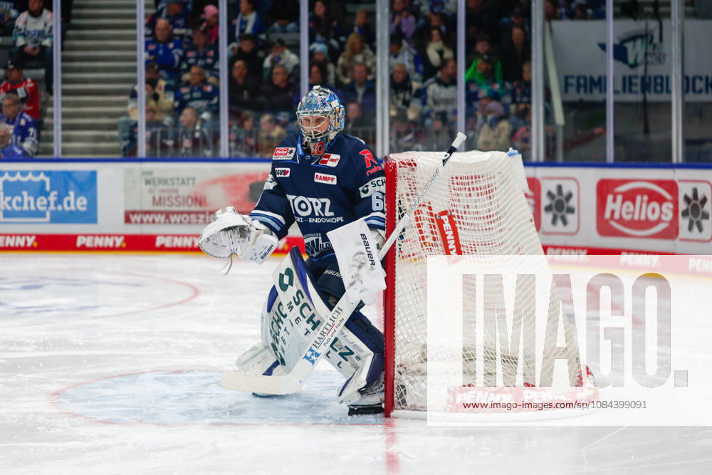 Goalie Joacim Eriksson, Schwenninger Wild Wings, 60 , , GER, Schwenninger Wild Wings vs. EHC Red Bull Munich, Ice Hockey, PENNY DEL, Matchday 8, 2026–2027 Season, October 11, 2026, GER, Schwenninger Wild Wings vs. EHC Red Bull Munich, Ice Hockey, PENNY DEL, Matchday 8, 2026–2027 Season, October 11, 2026, Schwenningen