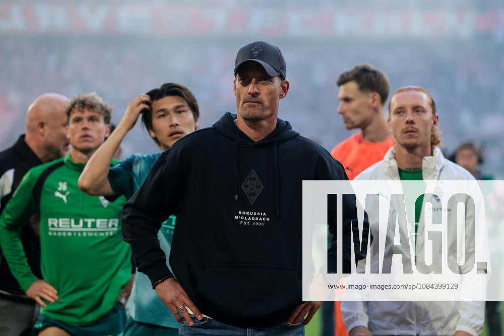 Borussia Monchengladbach head coach Alexander Blessin looks dejected after the Bundesliga 2026 27 match between 1. FC Koln and Borussia Monchengladbach at RheinEnergieStadion on October 11, 2026 in Cologne, Germany.