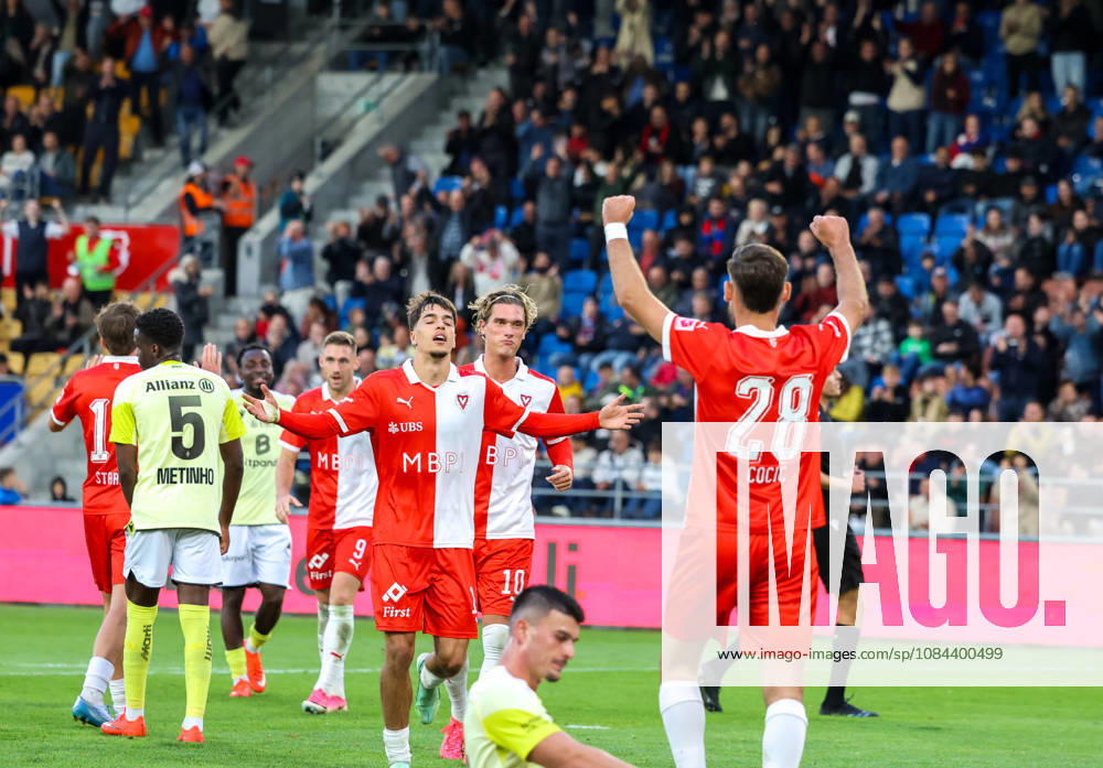 Soccer Liechtenstein Brack Super League 2026–2027, Matchday 10, October 11, 2026, 4:30 p.m. FC Vaduz vs. FC Basel 1893 Rheinpark Stadium, Vaduz, Liechtenstein Goal celebration 3–0 FC Vaduz Vaduz Rheinpark Stadium, Vaduz, Liechtenstein