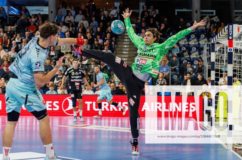 Handball 1st Bundesliga OPEL HBL 2026–2027 Season, Matchday 8: HC Erlangen (Nuremberg Metropolitan Region) vs. HCE MT Melsungen Women’s Team Leon Stehl 13, MT Melsungen Tin Herceg 99, HC Erlangen HCE