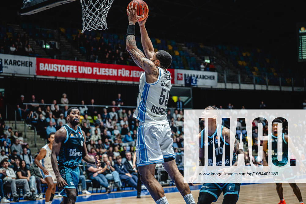 easyCredit BBL Bundesliga Basketball, Frankfurt Skyliners vs. Veolia Towers Hamburg, David Muenkat, Veolia Towers Hamburg, Frankfurt am Main