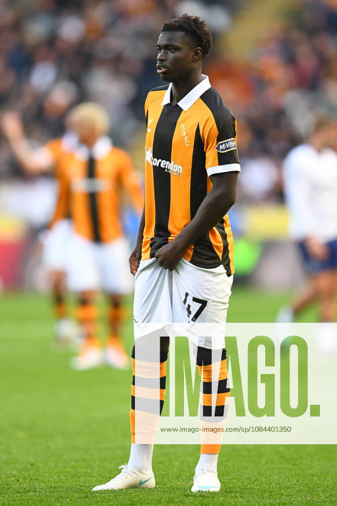 Hull City v Everton, Premier League Hull City forward Robinio Vaz (47) during the Premier League match between Hull City and Everton at the MKM Stadium, Kingston upon Hull, UK on 11 October 2026. Kingston upon Hull MKM Stadium East Riding of Yorkshire UK Editorial use only DataCo restrictions apply See www.football-dataco.com ,