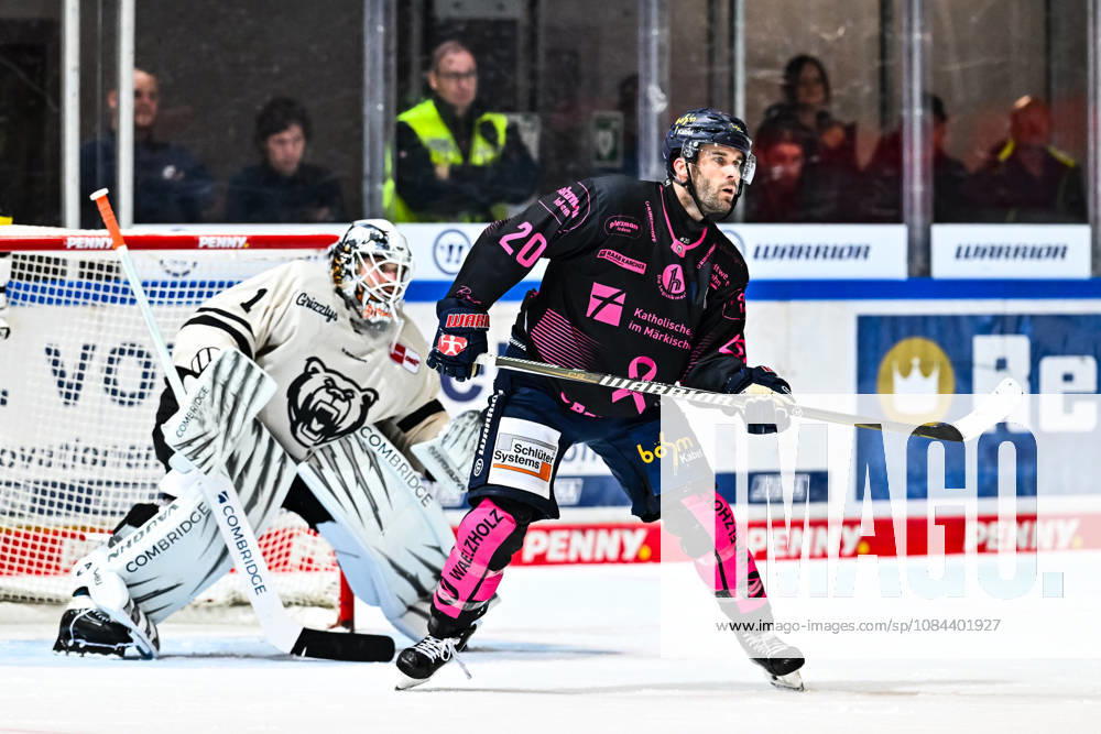 Justin Scott, Iserlohn Roosters, 20; Dustin Strahlmeier, Grizzlys Wolfsburg, 1; GER; Iserlohn Roosters vs. Grizzlys Wolfsburg; Ice Hockey; Penny DEL; Matchday 8; 2026–2027 Season; October 11, 2026, GER, Iserlohn Roosters vs. Grizzlys Wolfsburg, Ice Hockey, Penny DEL, Matchday 8, 2026–2027 Season, October 11, 2026, Iserlohn