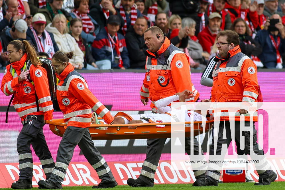 GER, Soccer, Men s, Bundesliga, 1. Bundesliga, 2026–2027 Season, 1. FC Köln vs. VfL Borussia Mönchengladbach, Ellyes Skhiri (KOE) is lying on the ground injured