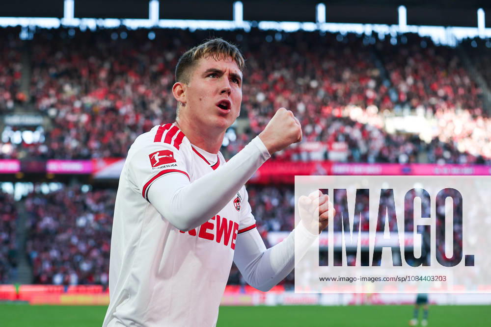 1 Bundesliga 26 27 1 FC Cologne vs. Borussia Mönchengladbach on October 11, 2026, at the RheinEnergieSTADION in Cologne; Isak Johannesson celebrates, Cologne 8 MH