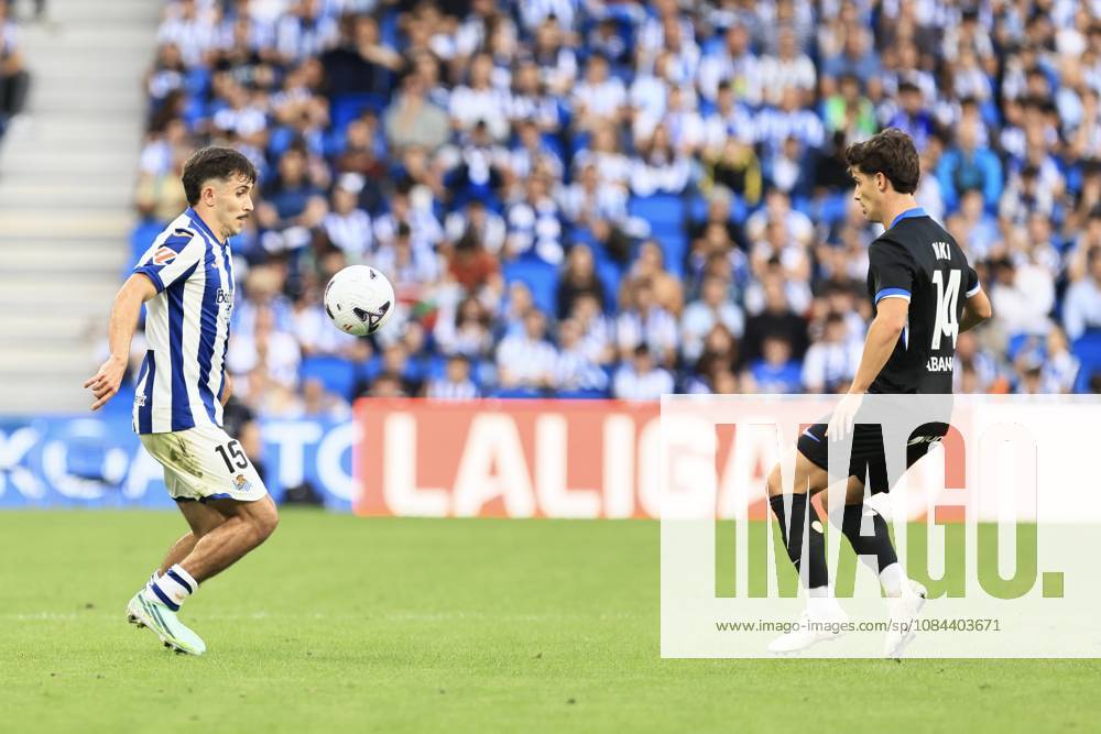 ESP LaLiga EA Sports Real Sociedad RC Deportivo La Coruna Pablo Marín of Real Sociedad during the LaLiga EA Sports match between Real Sociedad RC and Deportivo played at Anoeta Stadium in Gipuzkoa on October 11, 2026, in Spain. Spanish Soccer