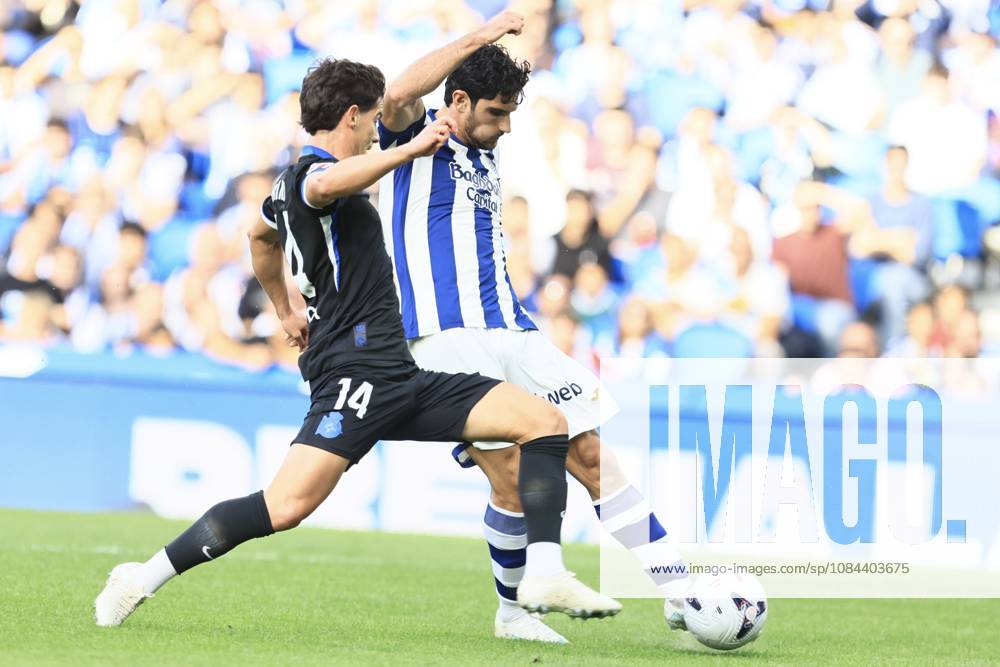 ESP LaLiga EA Sports Real Sociedad RC Deportivo La Coruna Gonçalo Guedes of Real Sociedad during the LaLiga EA Sports match between Real Sociedad RC and Deportivo played at Anoeta Stadium in Gipuzkoa on October 11, 2026, in Spain. Spanish Soccer